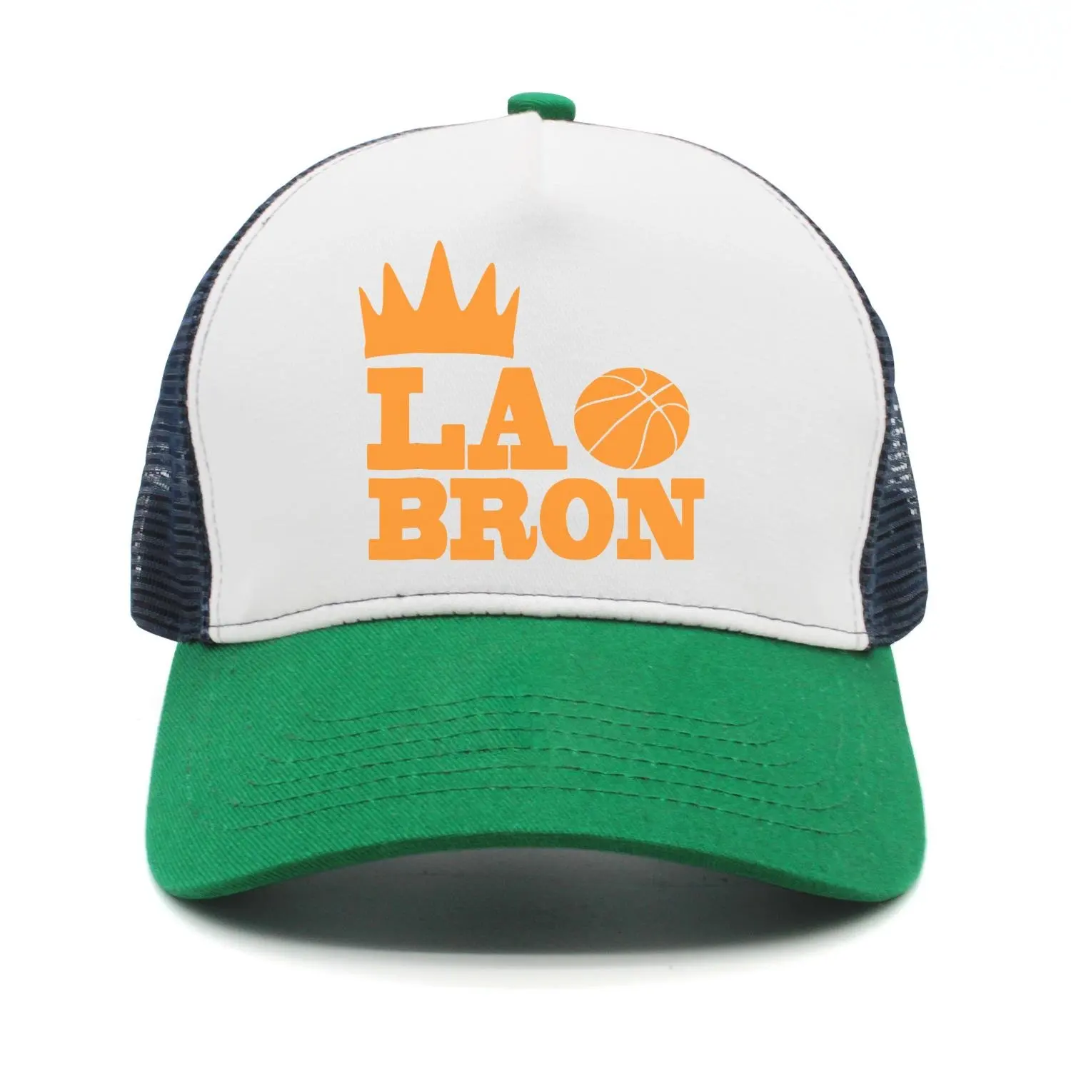

SJSNBZ G.O.A.T 23 Yellow Goat Basketball Mens Womens Green Funny Saying mesh Golf Cap