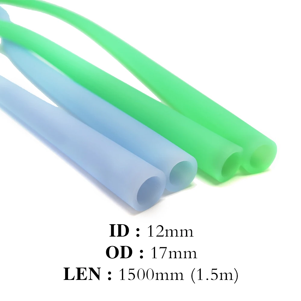 Hookah Accessories Luminous Silicone Hookah Hoses Glow In The Dark ID 12mm OD 17mm LEN 1500mm