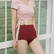 Женский спортивный купальник с коротким рукавом из двух частей, бикини, танкини, высокая талия, Раздельный женский купальник, купальники для девочек