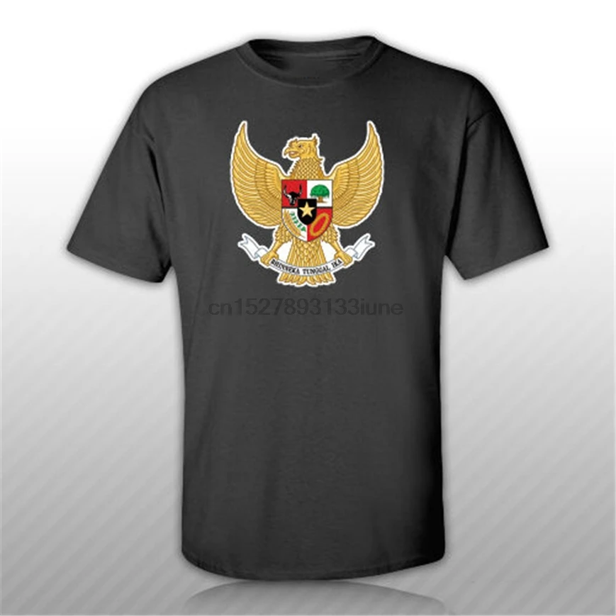 Индонезийская национальная эмблема футболка Бесплатная наклейка индонезийский