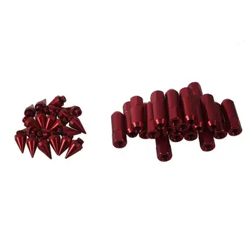 

20pcs M12 x 1.5 Spiked Lug Nuts Extended Tuner Wheel/Rims For Honda Acura red