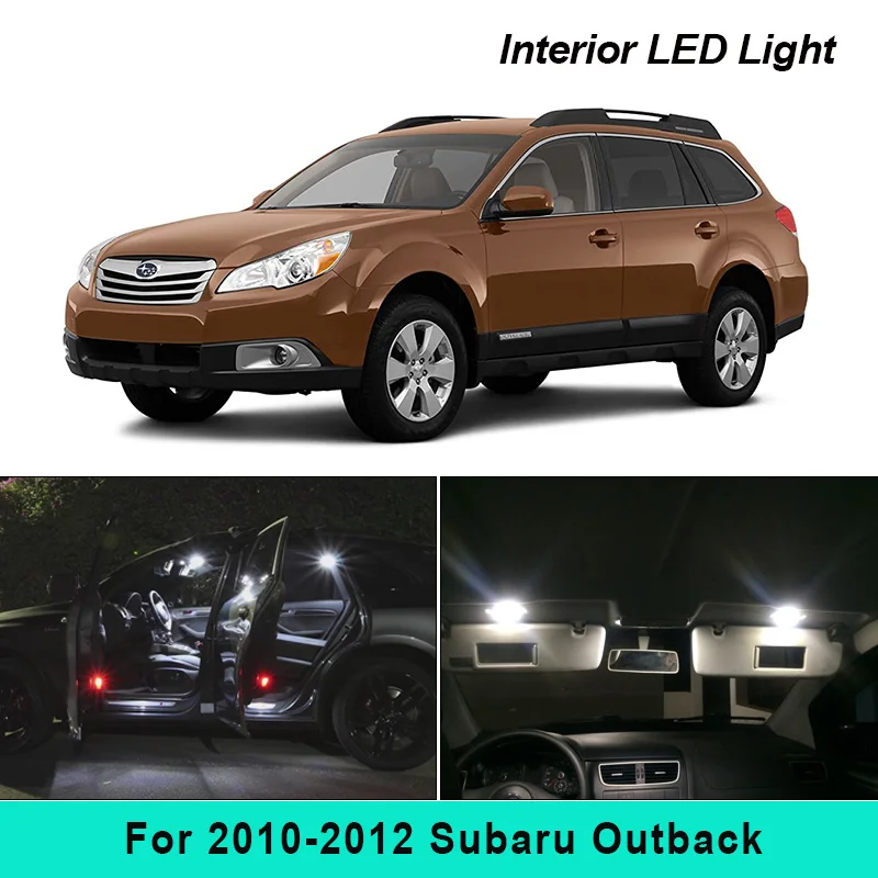 10 шт. посылка ная лампа для салона автомобиля Subaru Outback 2010-2012 | Автомобили и