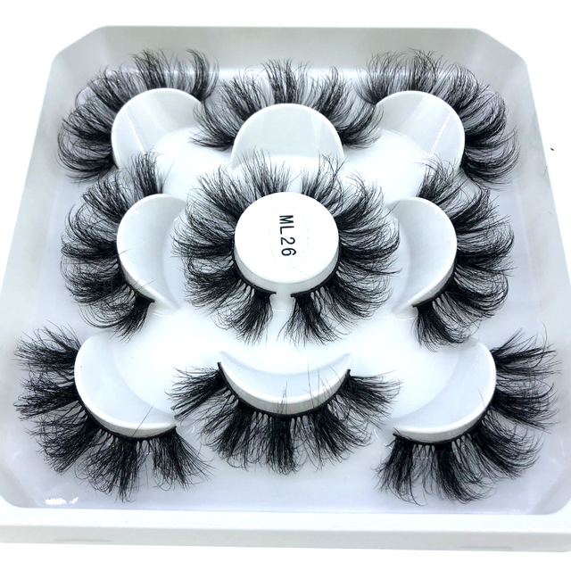 5 pairs natural false eyelashes fake lashes long makeup 3d mink eyelashes eyelash extension mink eyelashes for beauty