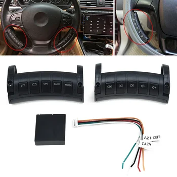 

Car Steering Wheel Button Auto Wireless Remote Control Bluetooth Stereo