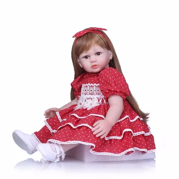 

Adorable girl toddler bebe alive dolls soft silicone vinyl reborn baby dolls realistic newborn babies dolls bebes reborn