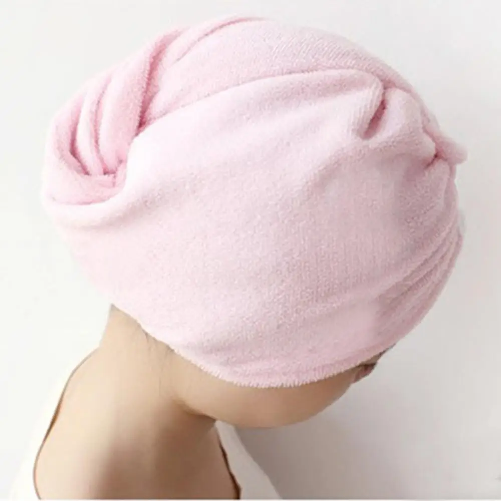 Новая мода Волшебная микрофибра для волос быстросохнущая Сушилка полотенце банное обертывание шляпа быстрая Шапка-тюрбан сухая