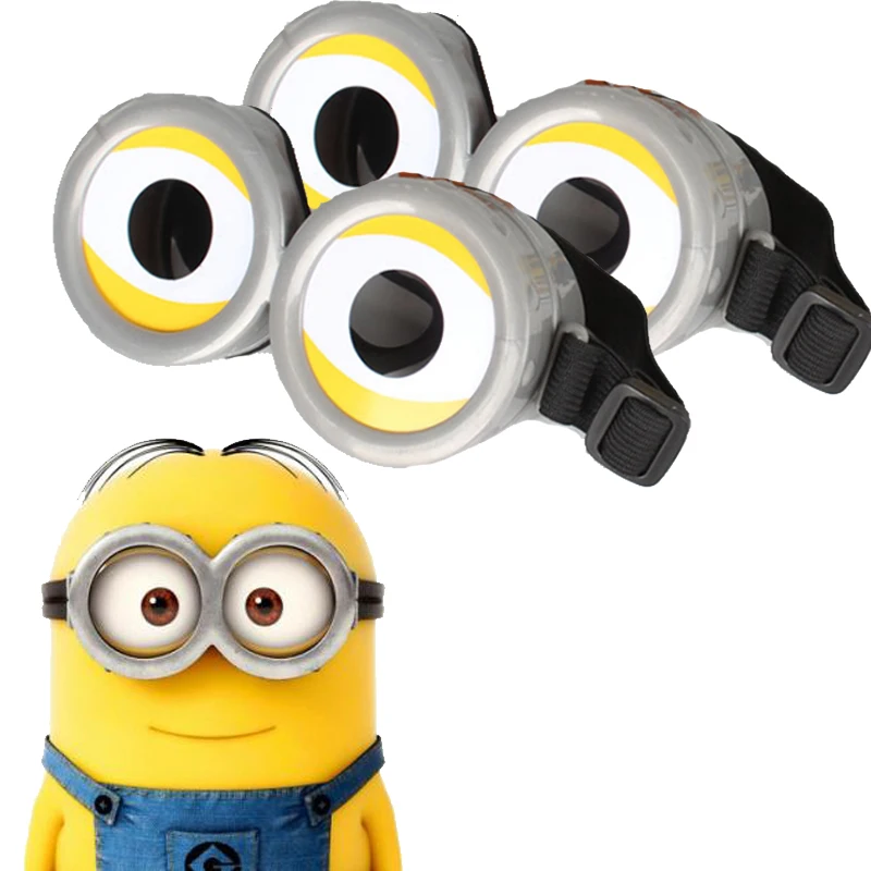 bloquear Malawi sangrado Accesorios de Cosplay de dibujos animados Despicable Me Minions 3D gafas  ajustables niños adultos polarización juguete Accesorios _ - AliExpress  Mobile