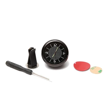 

For AUDI sline Luminous Car Dashboard Clock Digital Quartz Watch Mini Automobile Decoration Clip Auto Air Vent