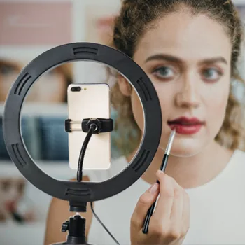 

10inch LED Ring Lamp Selfie Camera Phone Studio Tripod Stand Photo Video Tik Tok Perfect For Live Streaming