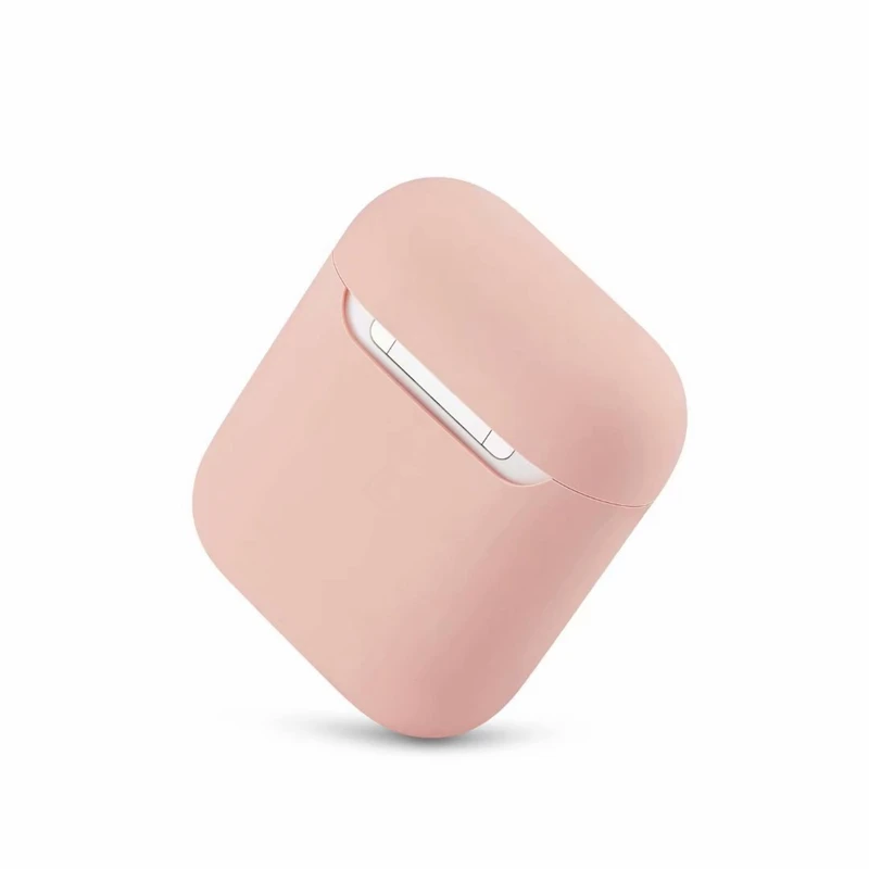 Ультратонкий ноутбук Цвет Мягкая силиконовая гарнитура чехол для AirPods 1/2 зарядка наушников с откидной крышкой - Цвет: 14
