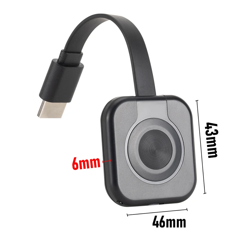 Mobile Phone Projector Wifi Wireless Hdmi-compatible Same Screen Device For Ios Android Transmission Portable