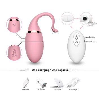 Vibrating Egg Vagina Balls G Spot Wearable Dildo Vibrator Clitoris Stimulator Kegel Ball Exercise Vagina Adult Sex Toy for Women 6
