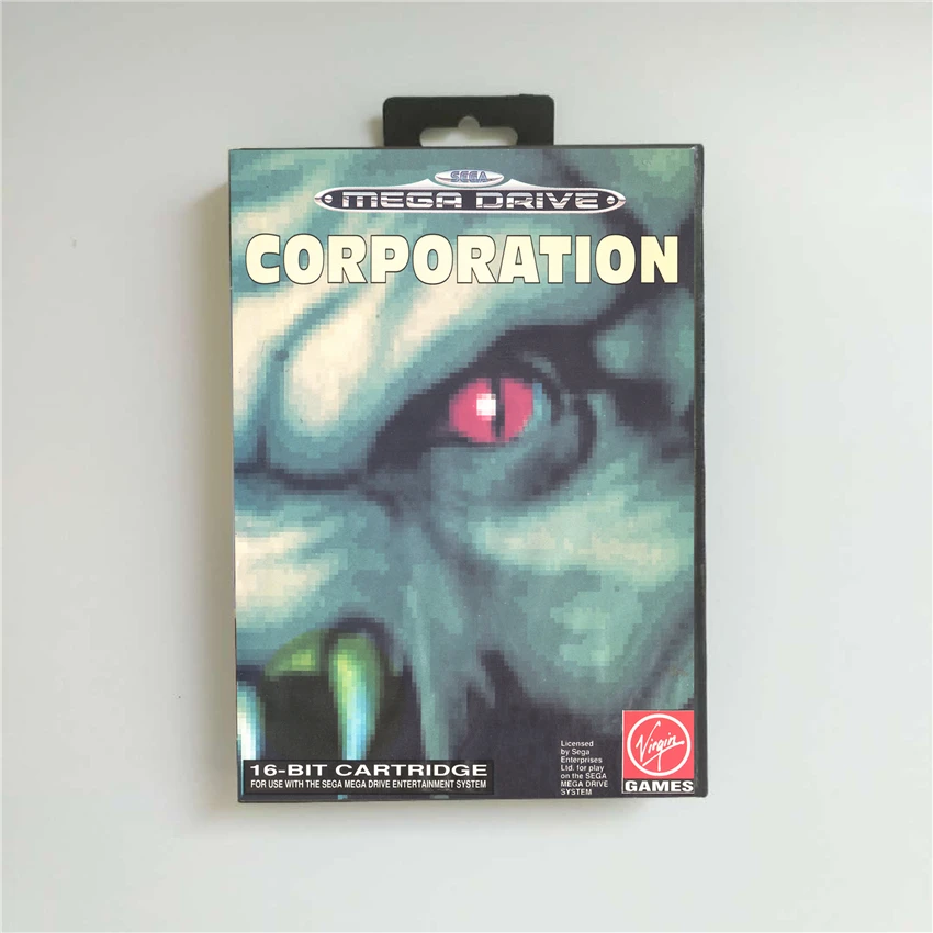 

Corporation - EUR Cover With Retail Box 16 Bit MD Game Card for Sega Megadrive Genesis Video Game Console