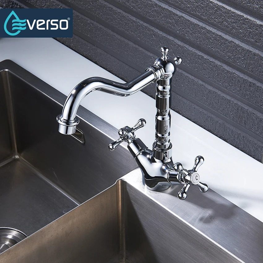 Винтажный кран для питьевой воды латунный поворотный на 360 градусов|kitchen faucet|mixer