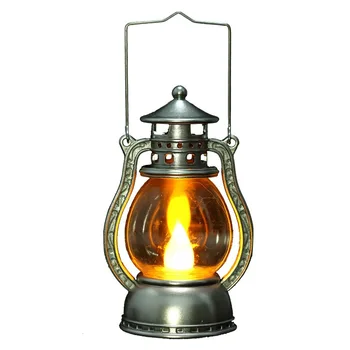 

Halloween Kerosene Lamp With Handle Christmas Kerosene Lamp Portable Festive Party Supplies