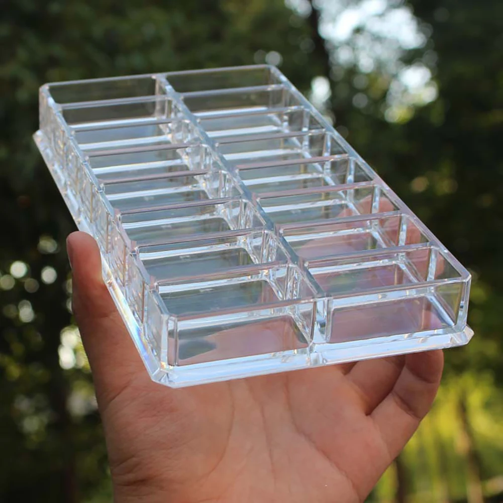 Hot Acrylic Eyeshadow Blusher Makeup Organizer 16 Space Cosmetic Storage Case Make Up Holder Hot Acrylic Eyeshadow Blusher Makeup Organizer 16 Space Cosmetic Storage Case Make Up Holder