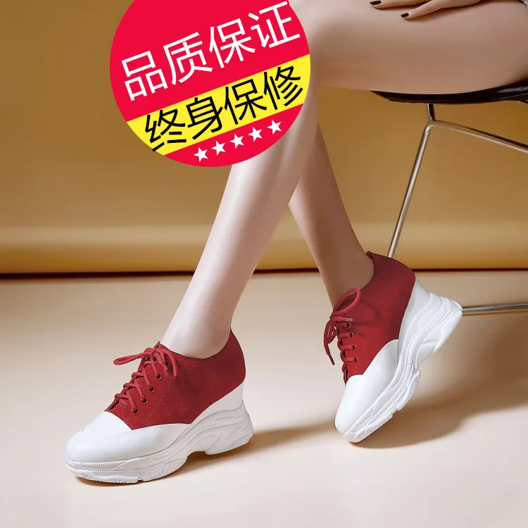 

Autumn WOMEN'S Shoes Ozhouzhan 2019 Spring And Autumn Autumn New Style WOMEN'S Genuine Leather Shoes Korean-style plus Velvet Ca