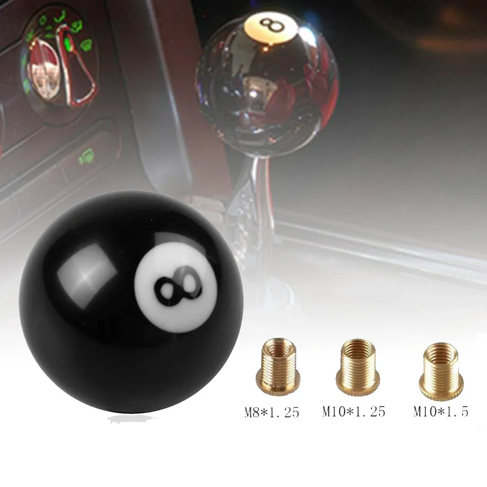 SALALIS Qiilu poignée de changement de vitesse Universel Noir 8 Boule