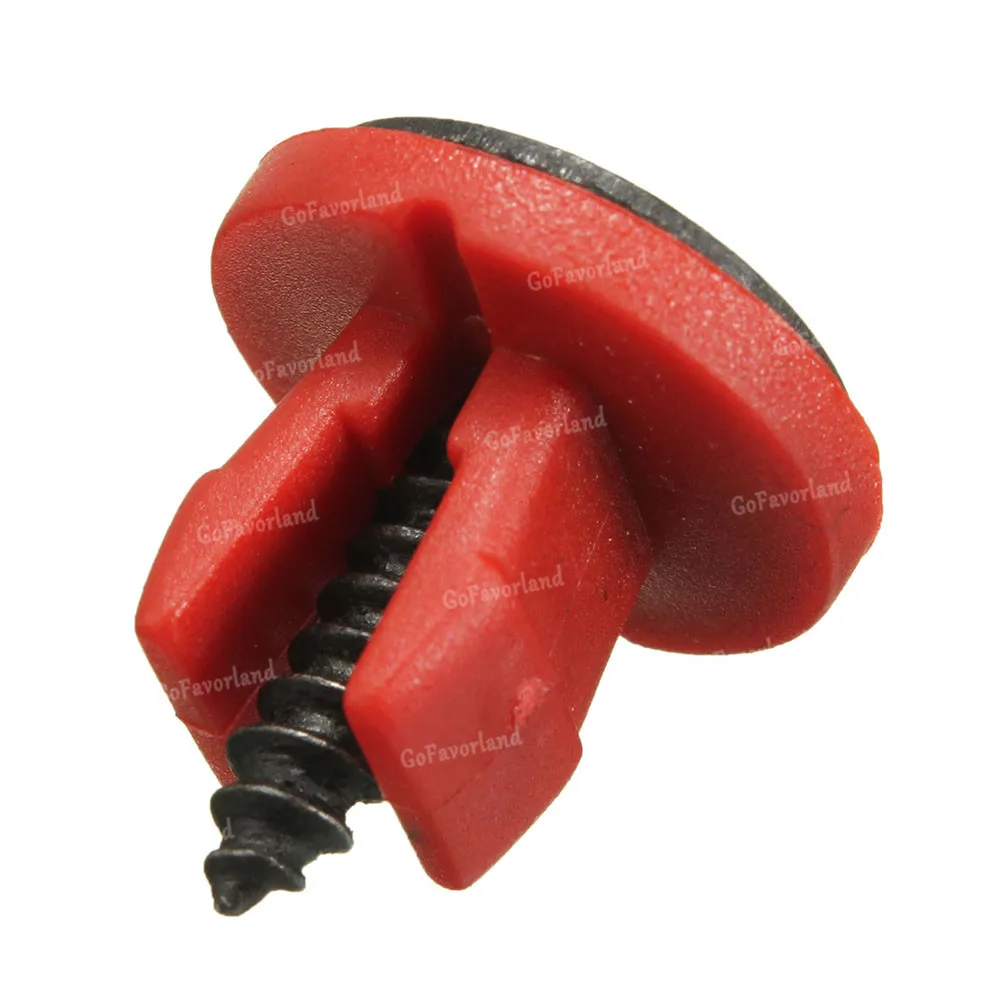 20pcs Car Engine Undertray Cover Clips Buttom Shield Guard Screws car engine undertray clips Auto Fastener Clips Rivet For Ford C-Max S-Max