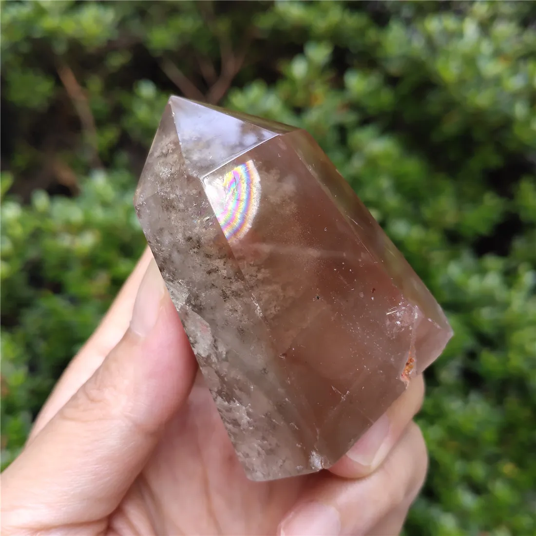 Кристальная кварцевая палочка из натуральных фантомных камней Ghost Wicca Cristal Islande Pierre Naturelle crestaux Healing Home Decor. Медитация