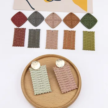 

Handmade 30pcs/lot geometric rectangle/square shape resin pendants diy earrings/necklace charms accessory