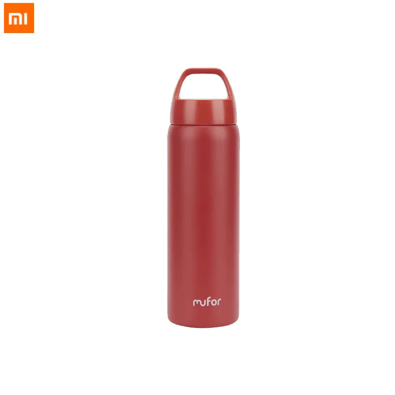 Термосы Xiaomi Mufor, термосы 480 мл, изоляция и сохранение холода, нержавеющая сталь, изолированные для путешествий, 5 цветов