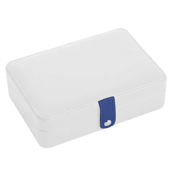 

Portable PU Jewelry Box Bracelet Earrings Necklace Rings Jewellery Storage Case Cabinet