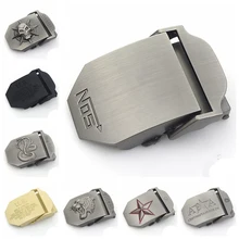 

38mm Metal Belt Buckle Men Alloy Strap Skull Buckles Suitable For Thickness 3.5-4mm Canvas Belt Clip Country Buckle Automatic