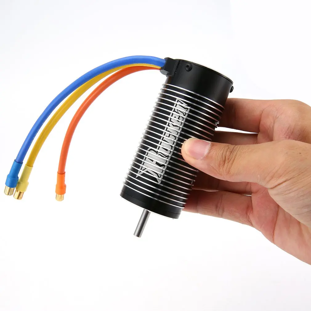 Rocket 4092 1420KV бесщеточный Бессенсорный двигатель 4 полюса Бессенсорный двигатель для 1/8 RC Дрифт гоночный автомобиль модель Запчасти