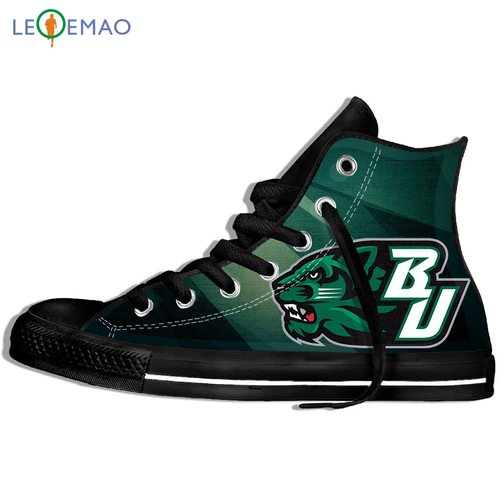Прогулочные парусиновые ботинки; дышащая обувь Binghamton Bearcats; лоферы с высоким берцем; удобная спортивная обувь; классические кроссовки