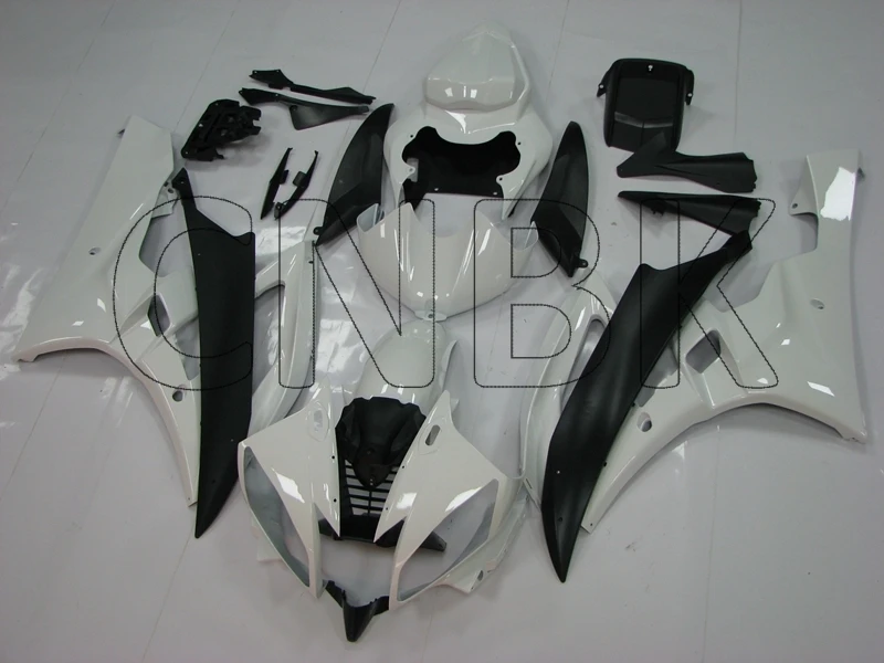 Для YZF600 R6 2007 Abs обтекатель YZF R6 06 белый черный набор для всего тела YZFR6 2006-2007 обтекатель