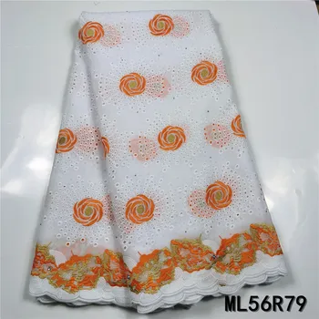 

BEAUTIFICAL lace african 2020 dry lace in swizterland 5 yards new cotton nigerian party laces ML56R79