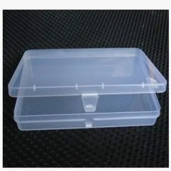 

Rectangular Transparent Plastic Box Creative Electronics Components Jewelry Household Items Arrange Storage Box 30pcs/lot