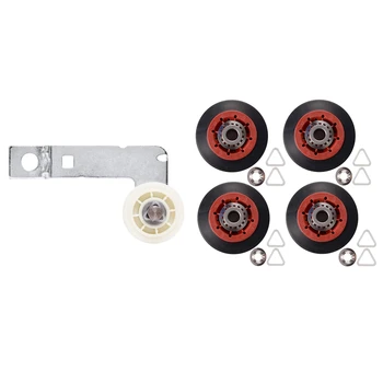 

5 Pcs for W10837240 Dryer Idler Pulley Replace Part for Kenmore Dryer ,1 Pcs A & 4 Pcs B