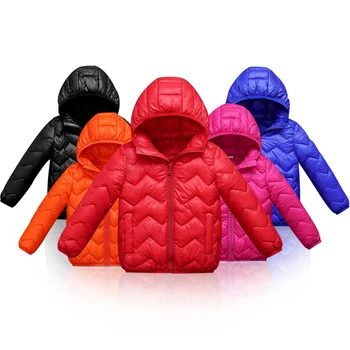

Boys Winter Jacket Kids Down for Teenagers Warm Thick Coats Girls Parkas Casual Outwear Children Cotton-padded Baby Boy Girl