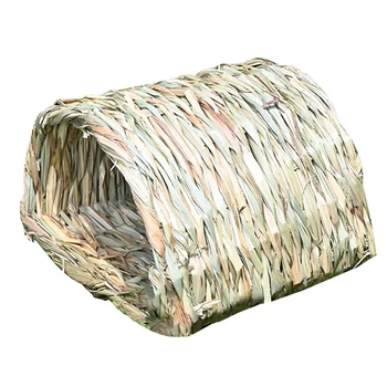 

Woven Grass Tunnel, Secret Base for Training,Perfect for Hamsters, Guinea Pigs, Ferrets, Dwarf Rabbits
