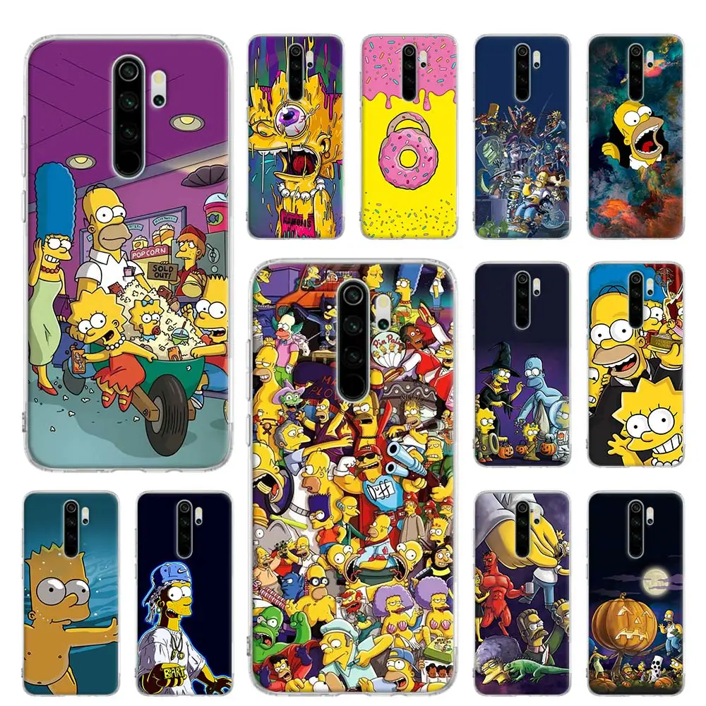 

Silicone Case for Xiaomi Redmi Note 7 8 Pro 6 6A 7A 8T K20 Pro Prime MI Cover Shell Coque Homer J.Simpson