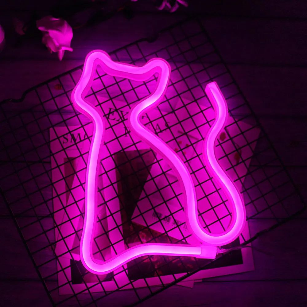 

LED Neon Light Sign Wedding Party Decoration Creative Neon Lamp Anniversary Home Decor Night Led Light Strip