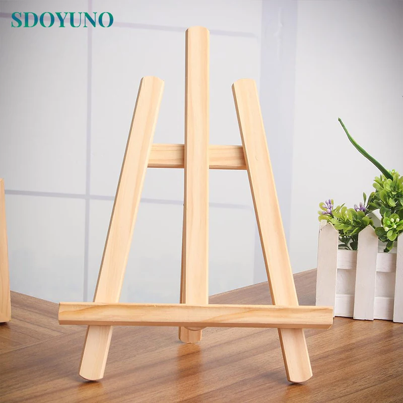 

21x28cm Wood Easel artist Art Easel Craft Wooden Adjustable Table Card Stand Display Holder Calendar Display Rack Wedding Table