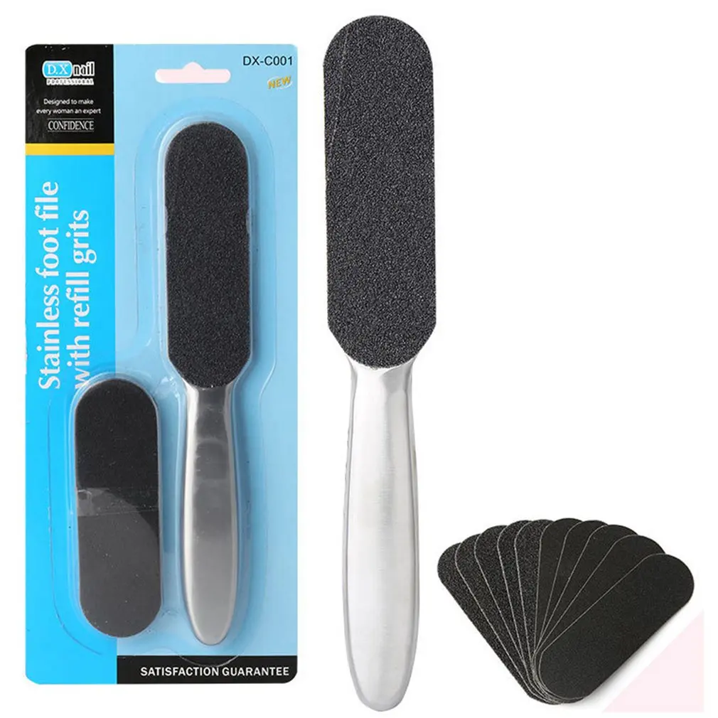 

Stainless Steel Foot File Double-Sided Peeling Foot Sand File Sandpaper Foot File Peeling Tool