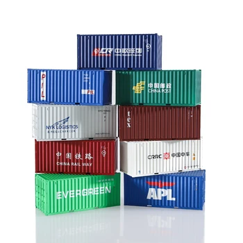 

HO scale Model Train Accessories 20ft shipping freight container Scale 1: 87 train model railway out for collection