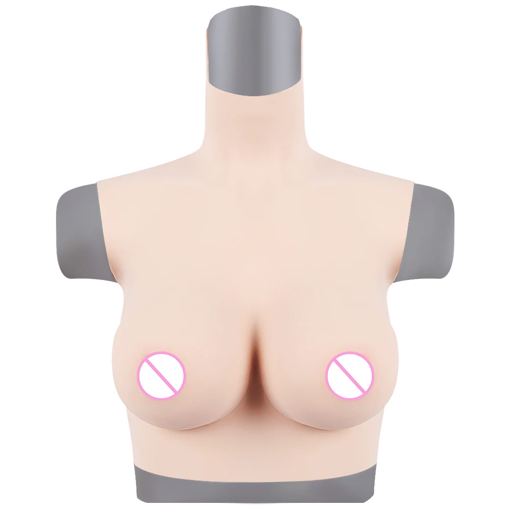 

KOOMIHO Oil-Free Silicone Breast Forms More Soft Realistic Silicone Boobs Crossdresser Fake Boobs Drag Queen 5G Standard