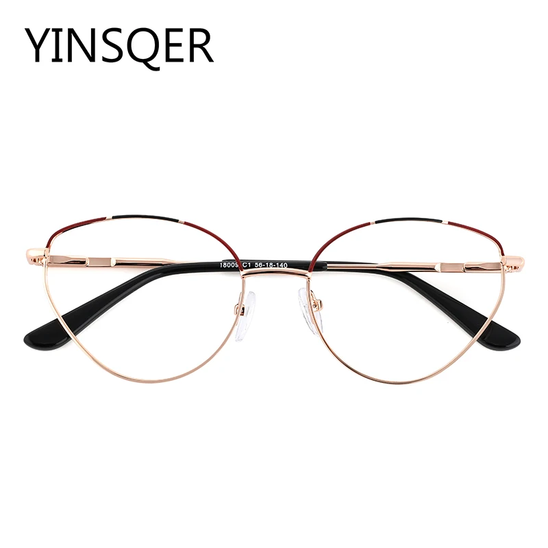 

Cat Eye Women's Round Glasses Myopia Prescription Eyeglasses Frame For Women Decorative Eyewear Unusual Female Optical Frames