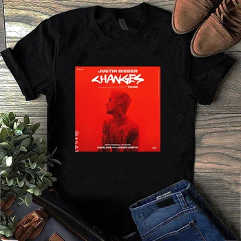 

2020 Funny T Shirts Women Men Justin Bieber Changes New Album Tshirt Summer Short Sleeve Shirt Fashion Tee Tops Female Plus Size