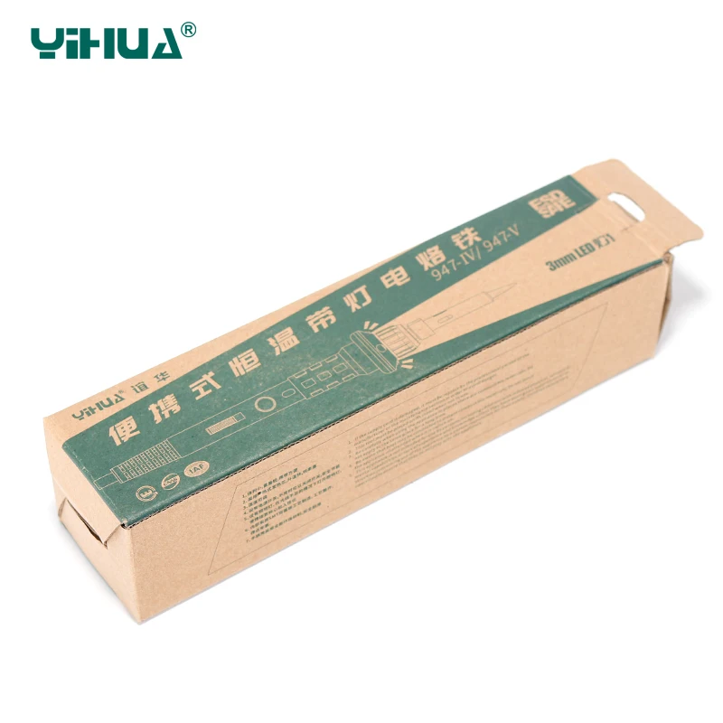 Lead Free Solder Electric Soldering Iron With Working Light For DIY Temperature Soldering Iron Repair YIHUA947-V