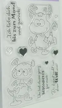 

German Clear Silicone Stamp / seal for DIY Scrapbooking / Album Decorative Clear Stamp Sheets A244