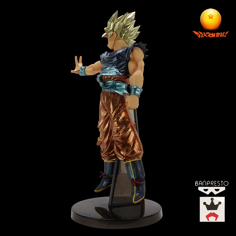 Короткая футболка с героями из японского аниме «Драконий жемчуг, сын Goku 26 см ПВХ металла раскраска, Двигающаяся игрушка в подарок на Рождество, день рождения, подарок