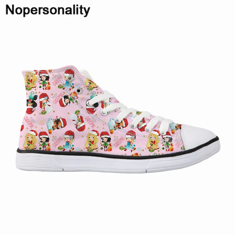 

Nopersonality Kawaii Cute Princess Prints Vulcanized Shoes Classic Light-Weight High-Top Women Canvas Sneakers buty damskie 2019