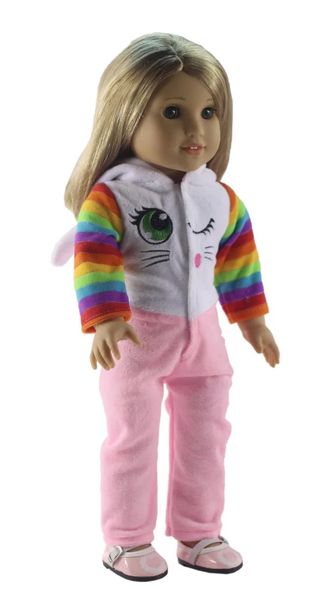 1 комплект кукольной одежды для 18 дюймовой американской куклы Bitty Baby Doll модная