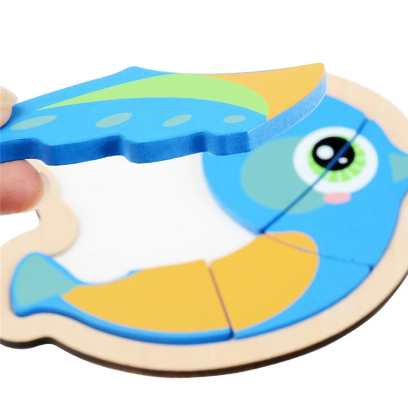 New Baby Learning Toys Montessori Wooden Puzzle Hand Grab Board Early Educational Toy Cartoon Vehicle Transport Puzzle Toys